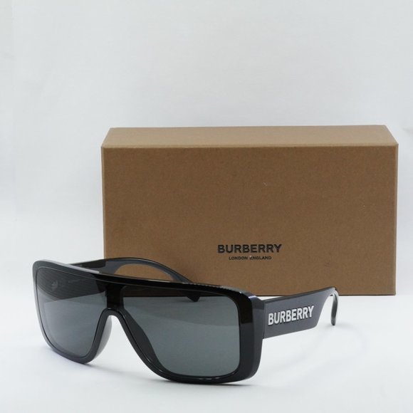 FINAL PRICE NEW BURBERRY BE4401U 300187 BLACK GREY SUNGLASSES - Picture 3 of 10